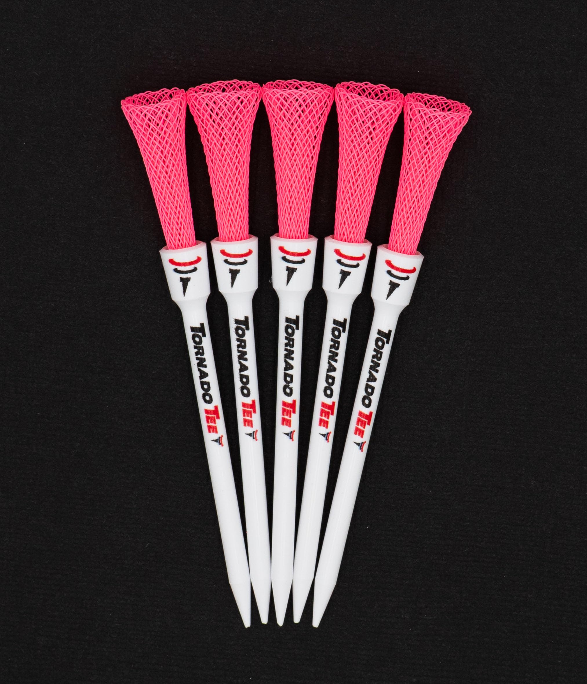 Tornado Tee 4" Long Drive High Performance Golf Tee (Neon Pink)