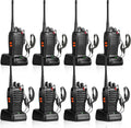 Pxton Walkie Talkies 777S & 888S - Long Range Rechargeable Two-Way Radios with Earpieces | 8 Pack