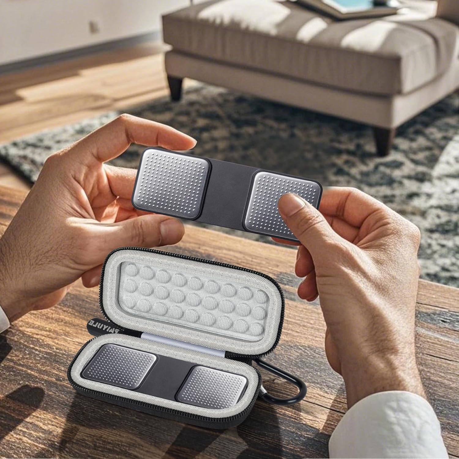 PAIYULE KardiaMobile 6L Case - Compact Holder for EKG Monitor & Heart Rate Detector (Box Only)