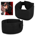Taiyin 2 Pcs Winter Hockey Neck Guard Sports Cut Resistant Neck Guard Collar Protector for Youth Adult Paintball Ice Hockey Protective Gear, Black