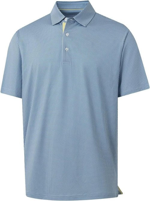 M MAELREG Men's Golf Shirt - Short Sleeve Moisture-Wicking Collared Polo | Performance Print Patterns