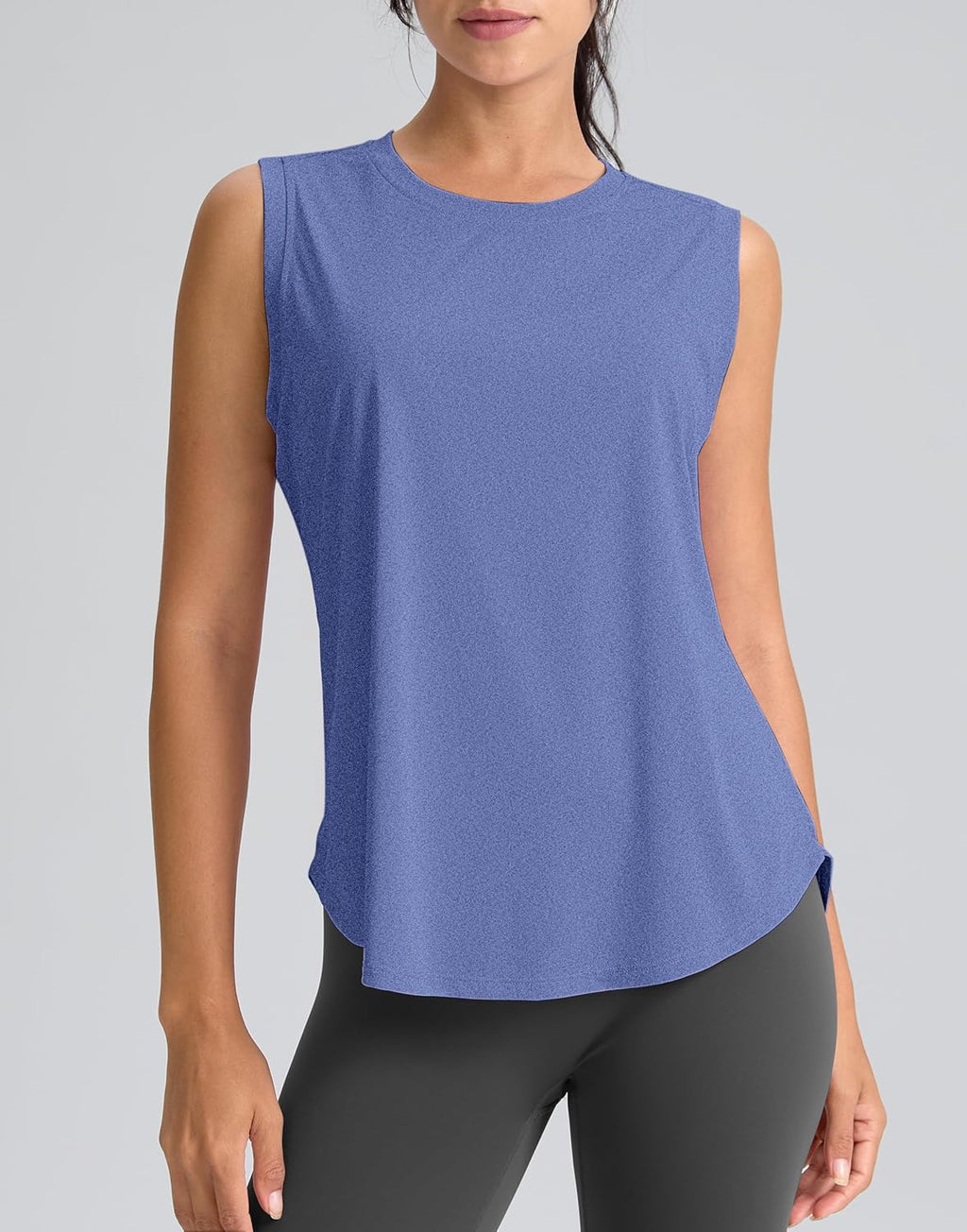 SANTINY Women's Athletic Tank Tops - Breathable Lightweight Yoga & Tennis Shirts | Sleeveless Design