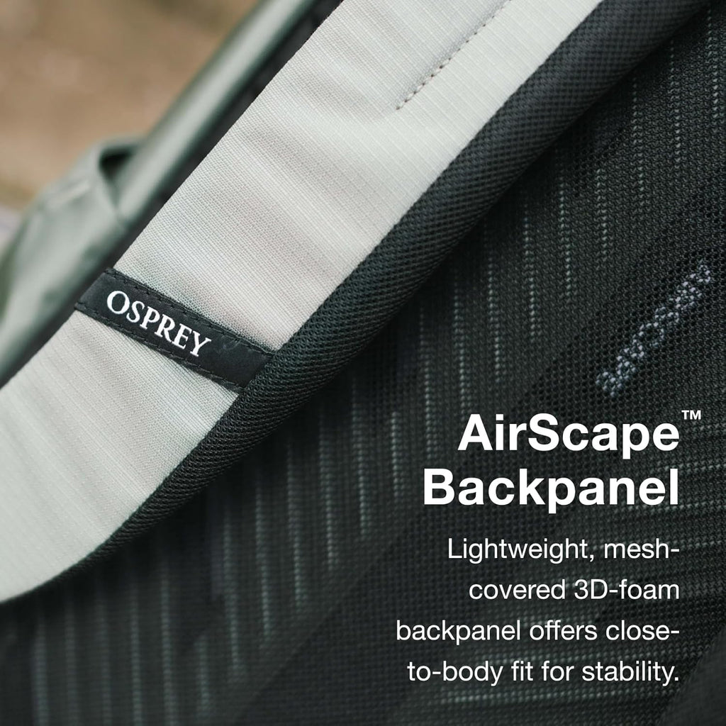 Osprey Astronova Campus Laptop Backpack - Lightweight Design with Laptop Sleeve & Water Bottle Pockets