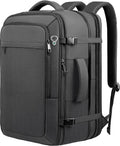 Skiennix Extra Large 55L Carry-On Backpack - TSA Approved, Expandable & Water Resistant for 18.4" Laptops | Black