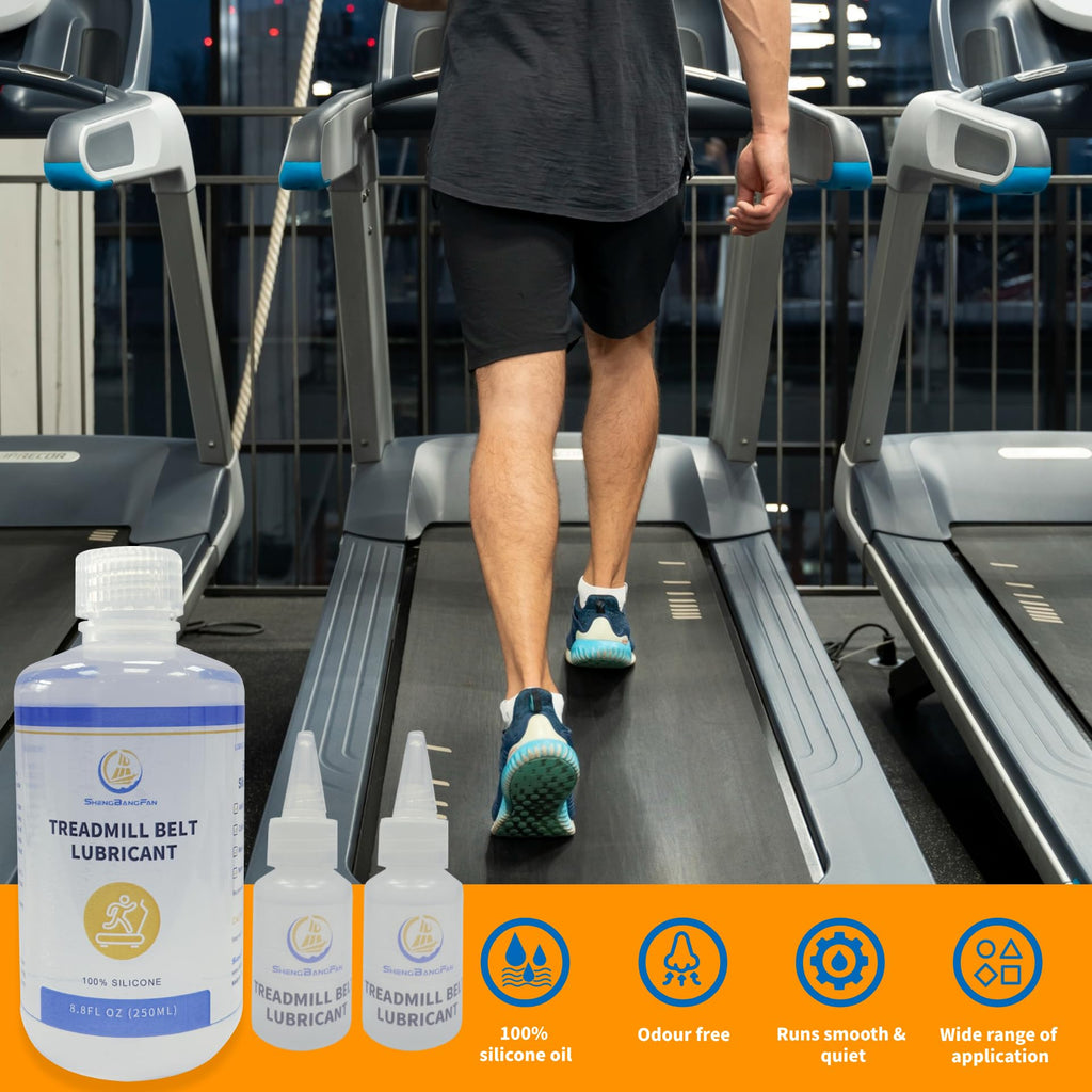 ShengBangFan Treadmill Belt Lubricant,100% Silicone, 10 fl oz (310ml),Universal lubricating Oil for Fitness Equipment Such as Treadmills and Walking Machines 10Ounces