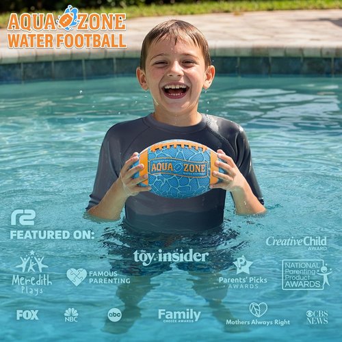 **Water Football by Regine Switzerland | Soft & Easy Grip Pool Toy for Kids - Perfect for Outdoor Fun**