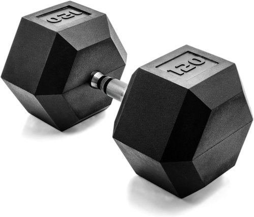 CAP Barbell Coated Hex Dumbbell Weights - Durable & Versatile | 10-120 lbs Options Available