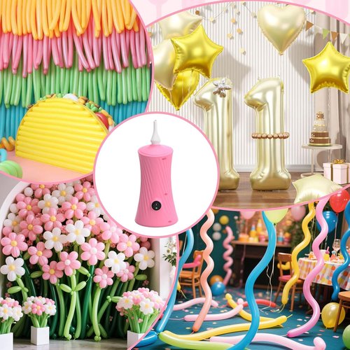 206 Balloon Pump - Electric Air Pump for Long Balloons | Ideal for Birthday Party Decorations