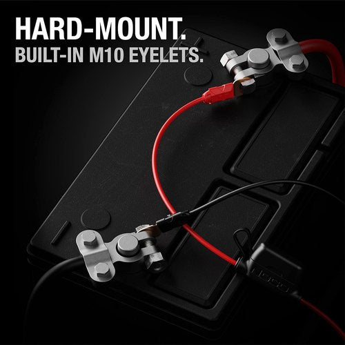NOCO GC014 X-Connect XL Battery Clamp - Integrated M10 Eyelets for Genius Battery Chargers
