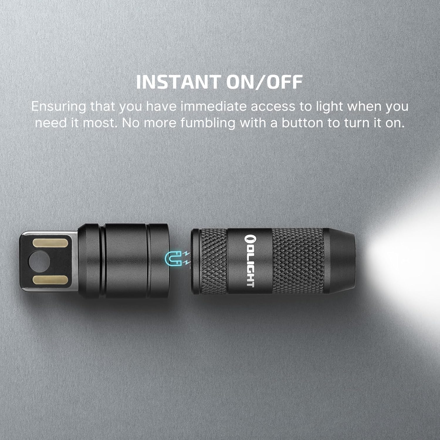 OLIGHT IMINI 2 EDC Keychain Flashlight - 50 Lumens Compact & Portable Mini LED Lights for Everyday Carry