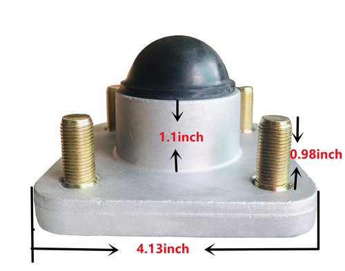 BeAcc Golf Cart Front Wheel Hub Fits Yamaha G2/G8/G9/G14/G16/G19/G22/G29 Drive Golf Cart, Replaces #JG5-WF511-10-00;JG5-WF511-00