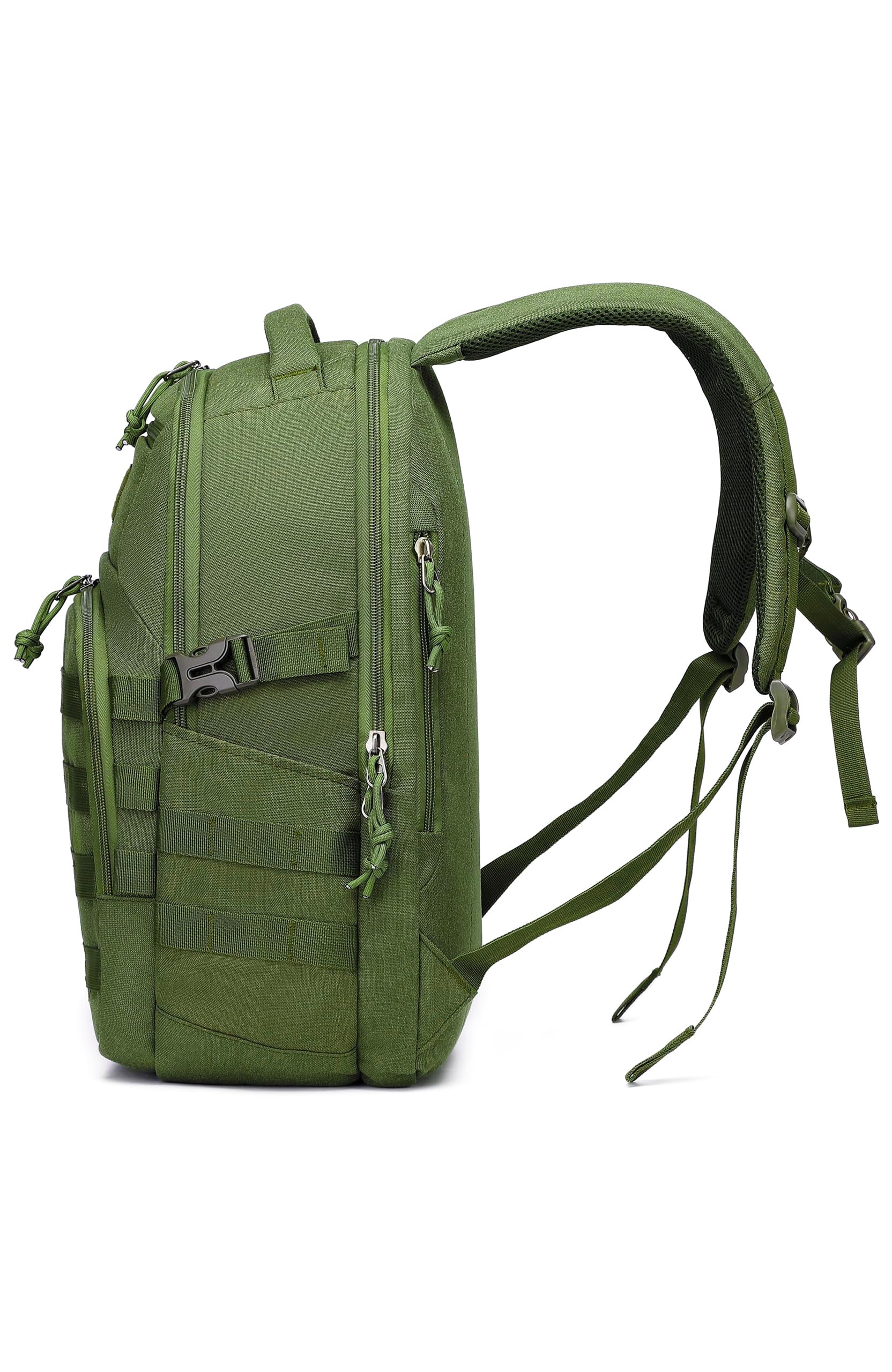 Wotony Military tactical backpack, backpack for men black small tactical assault bag (green, 20 inch)