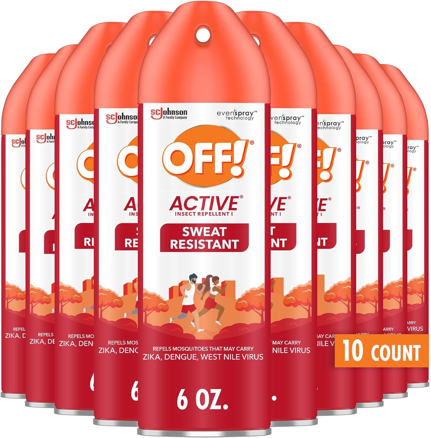 OFF! Active Insect Repellent - Sweat-Resistant Formula for Outdoor Protection