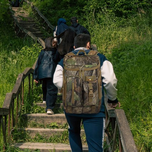 TUGUAN Cooler Backpack 36 Cans Cmao Insulated Leak Proof Lightweight Lunch Backpack for men Work Portable Travel Thermal Bag Compartment Camping Hiking Beach Pincnic Tactical Cooler Backpack for Women