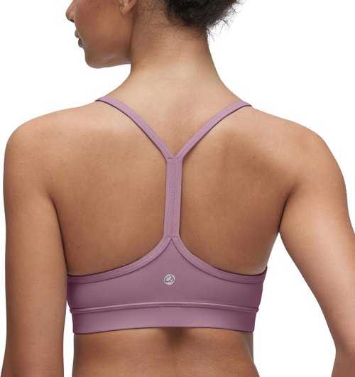 CRZ YOGA Butterluxe Y-Back Sports Bra for Women - Padded Low Impact Workout Top in Various Sizes