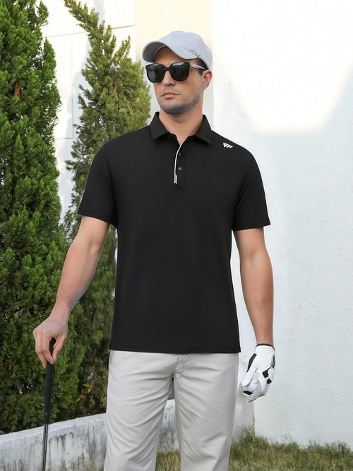 Alex Vando Men's Golf Shirts - Moisture-Wicking Quick-Dry Performance Polo | Short Sleeve Active Wear