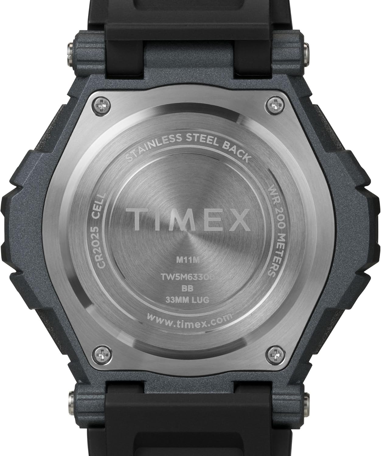 Timex Unisex Digital Watch - 52mm Size | Sleek Design with Easy-to-Read Display