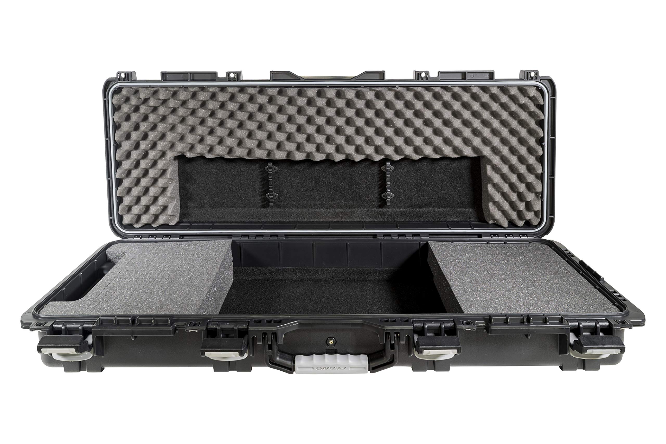 Plano Field Locker Element 44" Bow Case, Black with Gray Accents, Wheeled Archery Case Storage, Airline Approved, Waterproof Dri-Loc Seal