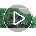 ZOOOBELIVES Dark Blue Down Camping Blanket 650 Fill Power Packable 79x54in