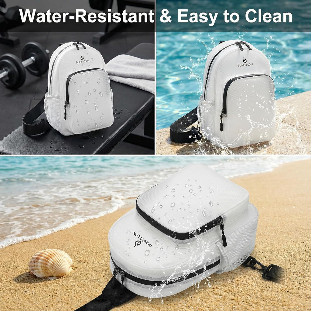 TPU Crossbody Sling Bag - Waterproof Chest Bag with Adjustable Strap | Ideal for Travel & Concerts