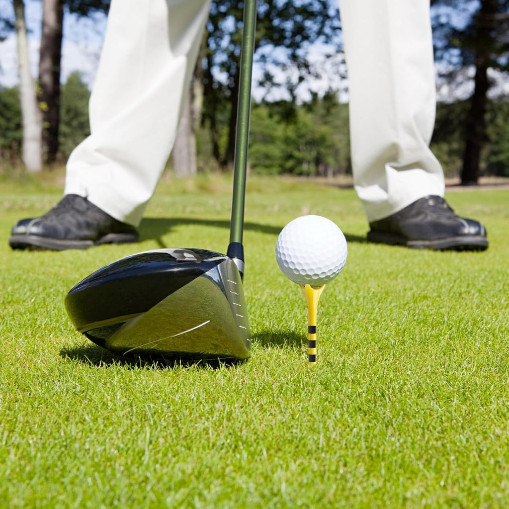 Professional Golf Tees by Skiennix - 100 Pack, Enhanced Durability & Stability | 3-1/4" & 2-3/4" Sizes