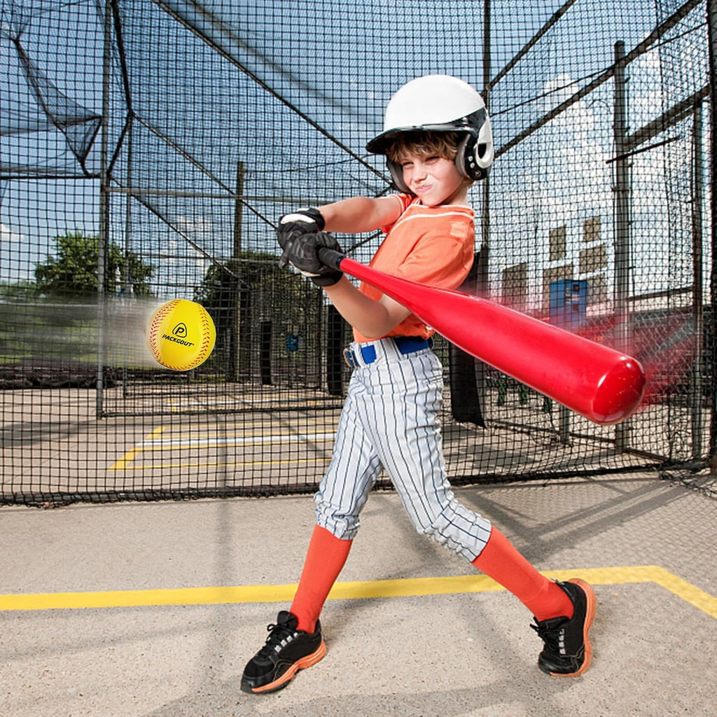 PACKGOUT Soft Foam Baseballs - Perfect Practice & Replacement Balls for Kids and Teenagers