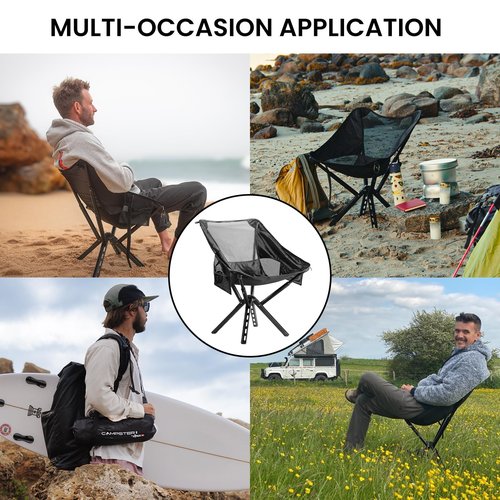 Sitpack Campster 2.0 Ultra Lightweight Backpack Chair with 5s Folding, Small Compact Portable Hiking Chairs with Bottled Sized for Camping, Outside, Climbing, Beach, Fishing