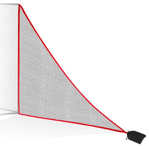 7x7ft 1Pcs Nylon Side Net Golf Accessory with 1 Sang Bag, Easy to Install Side Net for Golf Nets and Simulator Premium Sports Net Hitting Nets (Red)