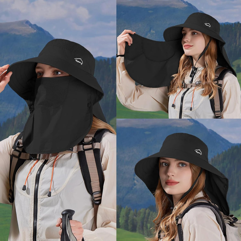 Sun Hat | UPF 50+ UV Protection for Men & Women | Wide Brim Hiking & Fishing Hat
