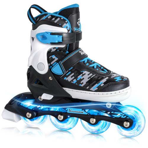 Kuxuan Skates Kids Inline Skates for Boys Girls Ages 5-8 6-12 8-12 Patines para Niños Niñas