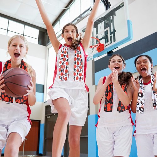 FuWeave 24 Count Basketball Cooling Towel 40 x 12 Inch Breathable Sport Cooling Towel Microfiber Fast Drying Basketball Team Gifts for Athletes Yoga Gym Camping Running