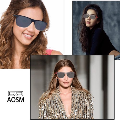 AOSM Polarized Sunglasses for Men, Lightweight Sun Glasses with UV Protection for Driving Fishing Golf Sunglasses Sports Sun Glasses(silver)