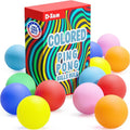 D-Xam Ping Pong Balls - Multi-Color Table Tennis Balls for Games & Parties | Pack of 50, 40mm