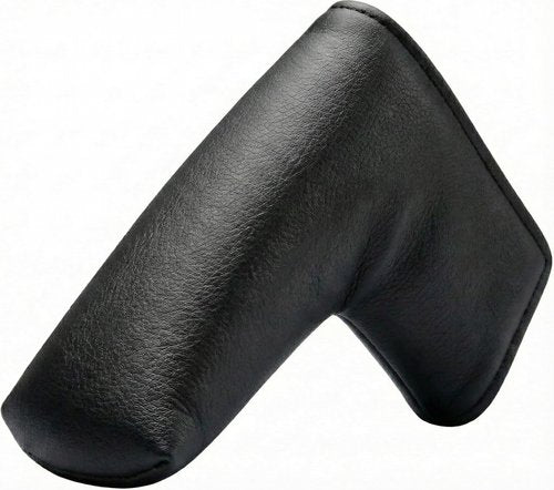All Teed Up Premium Magnetic Blade Putter Cover | PU Leather Golf Headcover with Strong Magnetic Closure | Universal Fit for Scotty Cameron, Odyssey, Taylormade (Black)