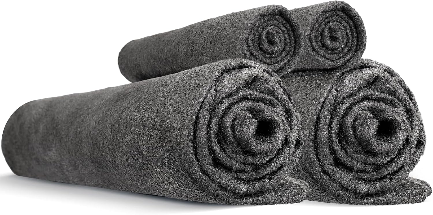 XANGNIER Extra Large Microfiber Car Drying Towels - 4 Pack, Super Absorbent & Scratch-Free Auto Detailing Supplies