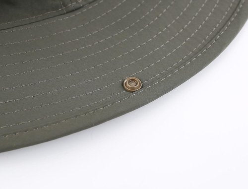 Connectyle UPF 50+ Wide Brim Sun Hat - Breathable Cowboy Boonie Cap for Outdoor UV Protection | Ideal for Fishing & Hiking