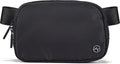 Pander Fanny Pack - Water-Repellent Nylon Belt Bag for Women | Adjustable Strap, Black