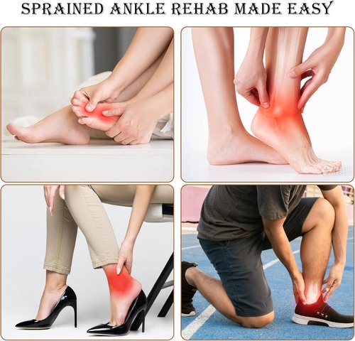 Ankle Balance Board Foot Strengthener Trainer for Sprained Ankle, Posture Corrector, Prevent Injuries,Foot Stretcher for Plantar Fasciitis Relief(1 piece)