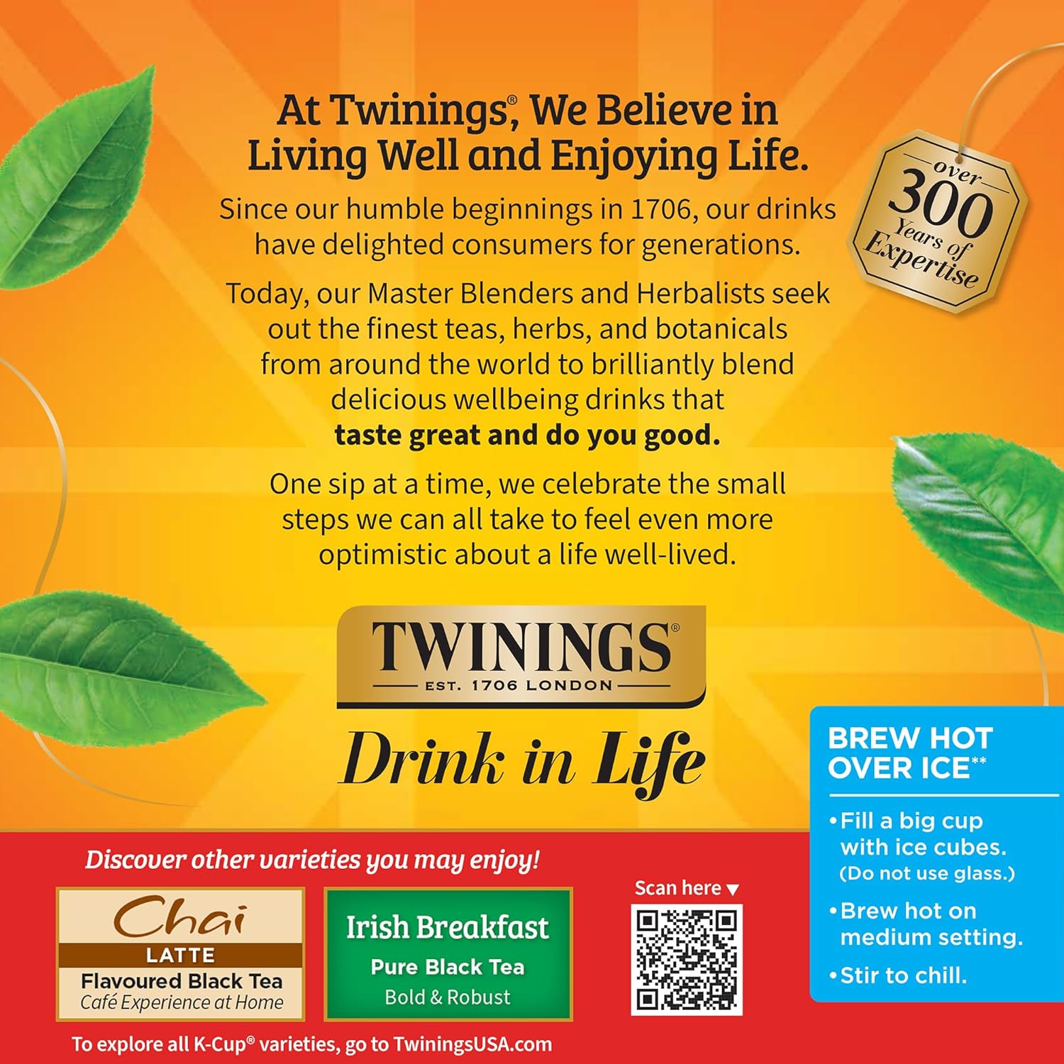 Twinings English Breakfast Black Tea K-Cup Pods - Smooth & Robust Flavor, 24 Count for Keurig
