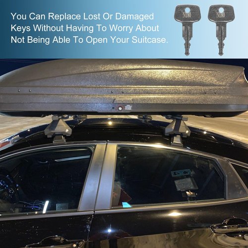 seork N180 Car Rack Replacement Key (2 Pcs) Fits for Thule Compatible Roof Racks, Cargo Box, Carriers, Crossbars