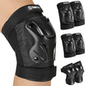 Tanden Protective Gear Set - Knee & Elbow Pads with Wrist Guards for Roller Skating | Adult Size