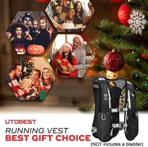 Hydration Vest 5L by [Brand Name] - Lightweight, Breathable & Sweatproof for Trail Running & Cycling