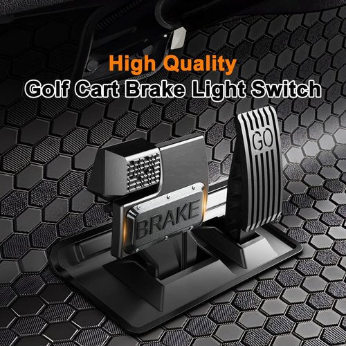 Golf Cart Brake Light Switch Brake Pad Switch Pedal Mount for Club Car EZGO Yamaha Golf Carts