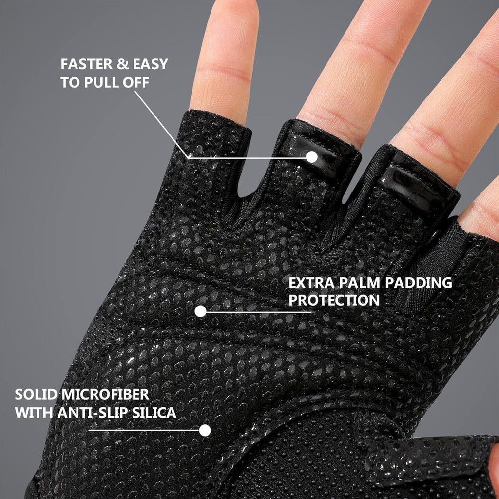 ZEROFIRE Workout Gloves - Full Palm Protection & Extra Grip for Weightlifting | Unisex Gym Gear