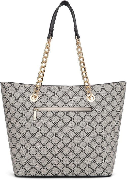 Montana West Tote Bag - Stylish Chain Top-Handle Handbag for Women | Versatile Design