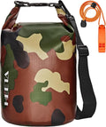 HEETA Waterproof Dry Bag - Lightweight Roll Top Storage Backpack with Emergency Whistle | 5L-40L Sizes for Travel, Kayaking, Camping