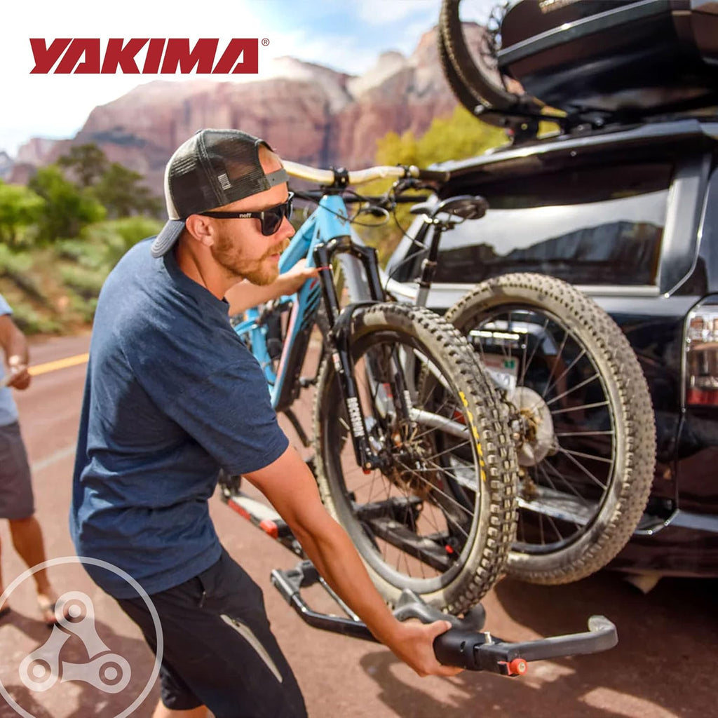 YAKIMA HoldUp Hitch Mount Bike Rack - Durable, Adjustable Design for 2 Bikes | Easy Installation