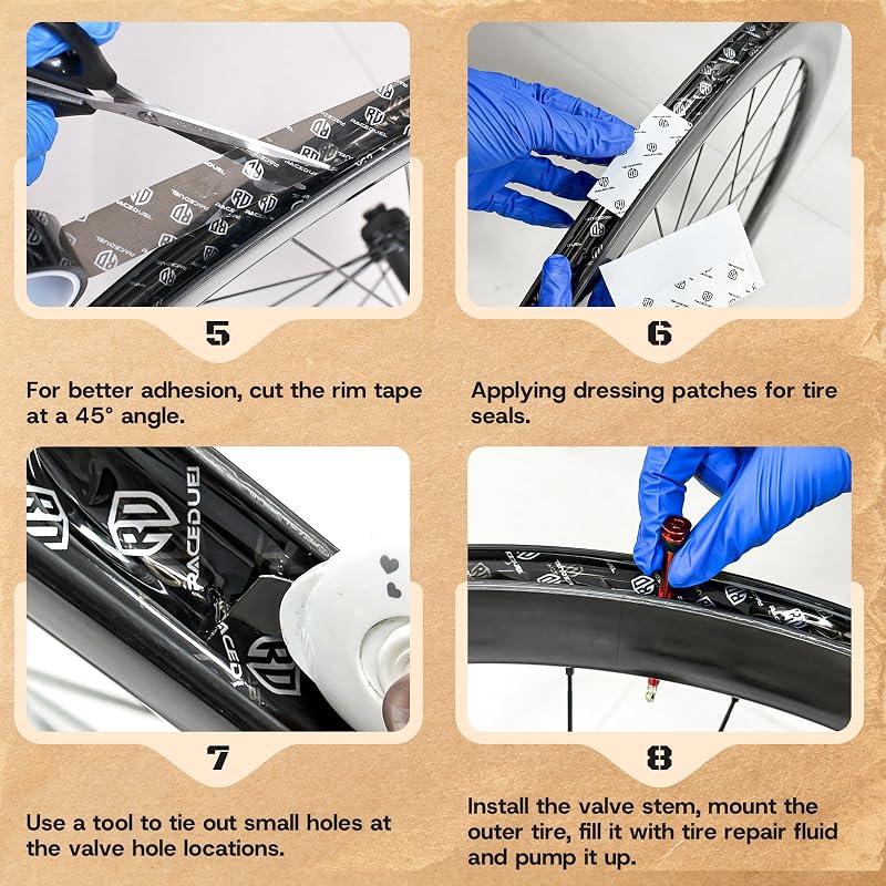 RACEDUEL Tubeless Rim Tape 32mm × 10m for MTB Road Gravel Wheels