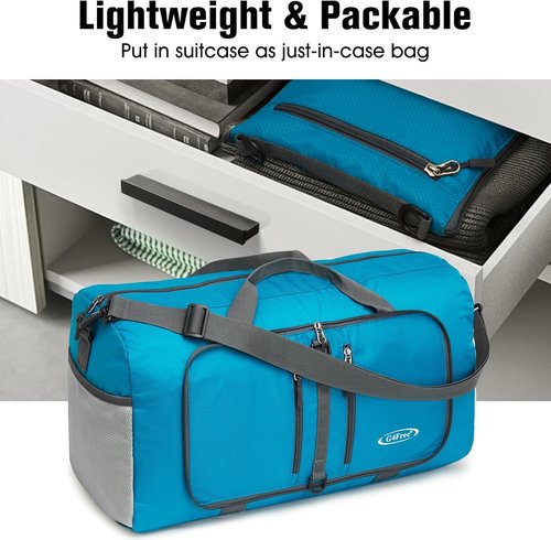 G4Free Foldable Duffel Bag - Water-Repellent Travel Backpack | Lightweight 40L/65L for Men & Women