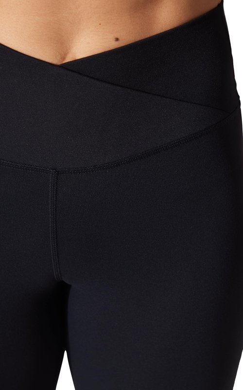 Yogalicious Womens Flare Legging Crossover High Waisted Squat Proof Bootcut Yoga Pant 29"/31.5" - Black - Large